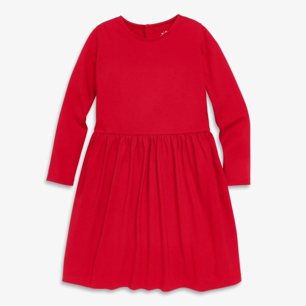 PRIMARY girls red cotton blend long sleeve size 11 12 years